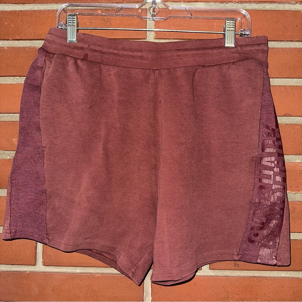 Gymshark Woman’s Maroon Sweat Shorts Size: Medium